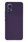 Xiao 12 Lite Kılıf Nano içi Kadife Silikon - Mor-1