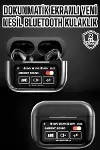 Bluetooth Kulaklık Kablosuz Ekranlı ANC/ENC Destekli Dokunmatik-1