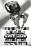 Bluetooth Kulaklık Kablosuz Ekranlı ANC/ENC Destekli Dokunmatik-3