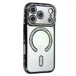 Apple İphone 17 Pro Joke Simli Magneticsafe Kılıf - Siyah-2