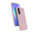 Samsung Galaxy A36 Regal Magsafe Standlı Kapak - Açık Pembe-1