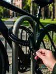12 mm Çelik Halat Bisiklet Kilidi 80 cm Anahtarlı Güvenlik Kilidi PVC Kaplamalı Scooter ve Elektrikl-7