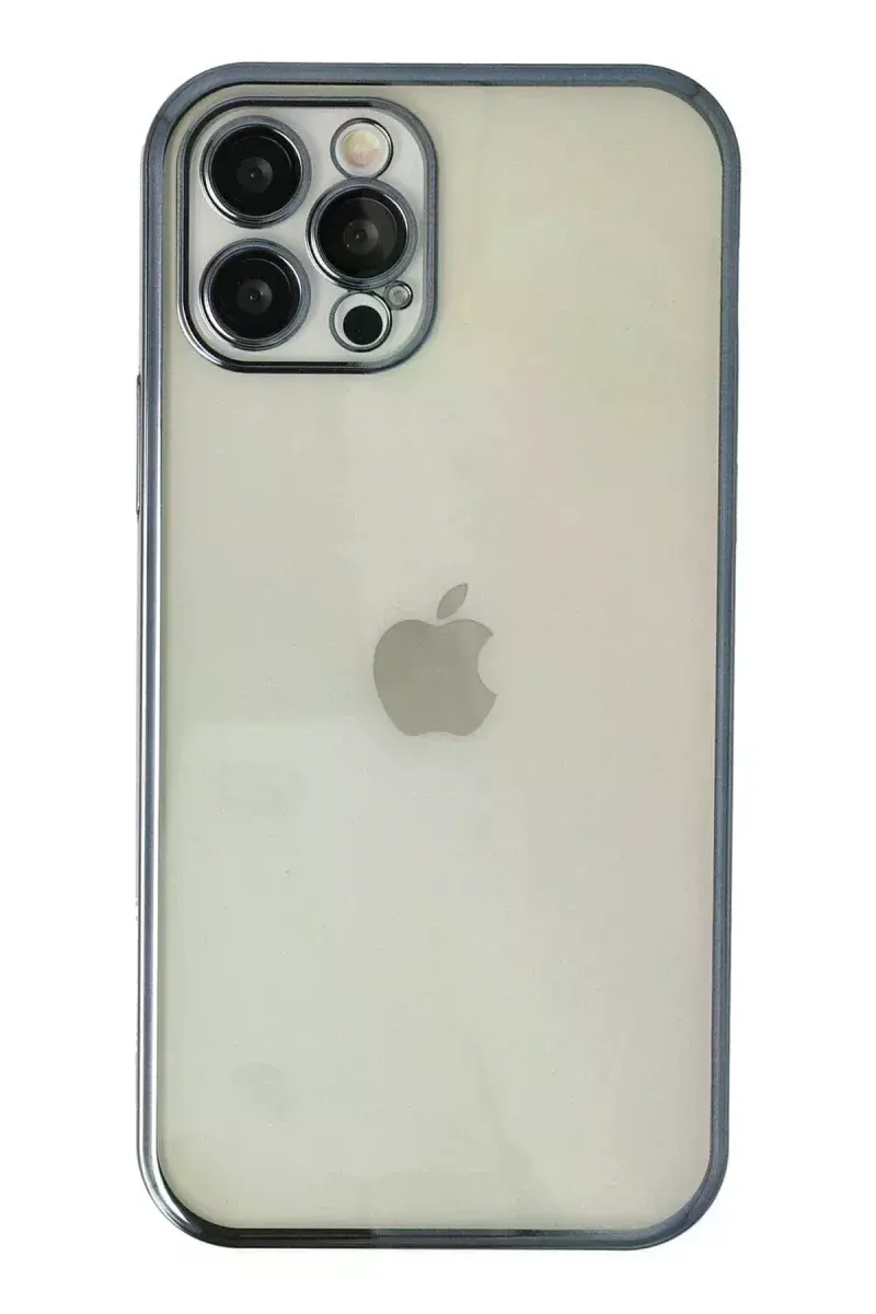 Apple iPhone 12 Pro Kılıf Razer Lensli Silikon - Lacivert