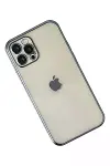 Apple iPhone 12 Pro Kılıf Razer Lensli Silikon - Lacivert-2