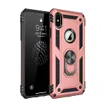 Apple iPhone X Kılıf Sofya Yüzüklü Silikon Kapak - Rose-6