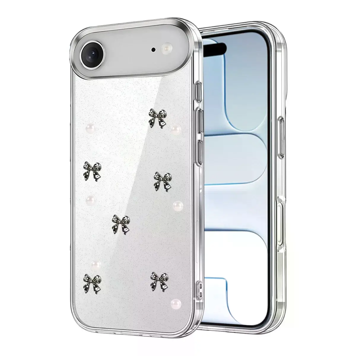 Apple İphone 17 Air Fiyonk Desenli Kapak - Desen 8