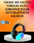 IPX4 Suya Dayanıklı Kablosuz Kulak Üstü Gang Kulaklık-1