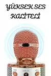 Şarjlı ve Uzun Pil Ömürlü Karaoke Mikrofon USB Bellek Destekli, Profesyonel Ses-6