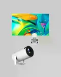 4K Destekli Full HD Projeksiyon Cihazı – 130 inç Geniş Ekran, WiFi ve HD Bağlantılı-4