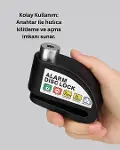 Ekonok Alarm Disk Kilidi Motosiklet Scooter Bisiklet Güvenlik-7