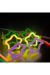 12 Adet Yıldız Glow Gözlük – Glow Partisi Ve Etkinlik İçin-7