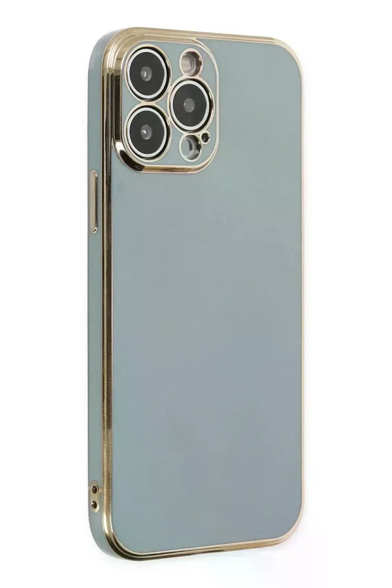 Apple iPhone 14 Pro Kılıf Volet Silikon - Açık Yeşil