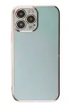 Apple iPhone 14 Pro Kılıf Volet Silikon - Açık Yeşil-3