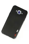 Samsung Galaxy J7 Kılıf Loop Deri Silikon - Siyah-2