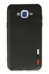 Samsung Galaxy J7 Kılıf Loop Deri Silikon - Siyah-1