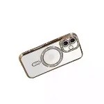 Apple İphone 17 Joke Simli Magneticsafe Kılıf - Gold-7