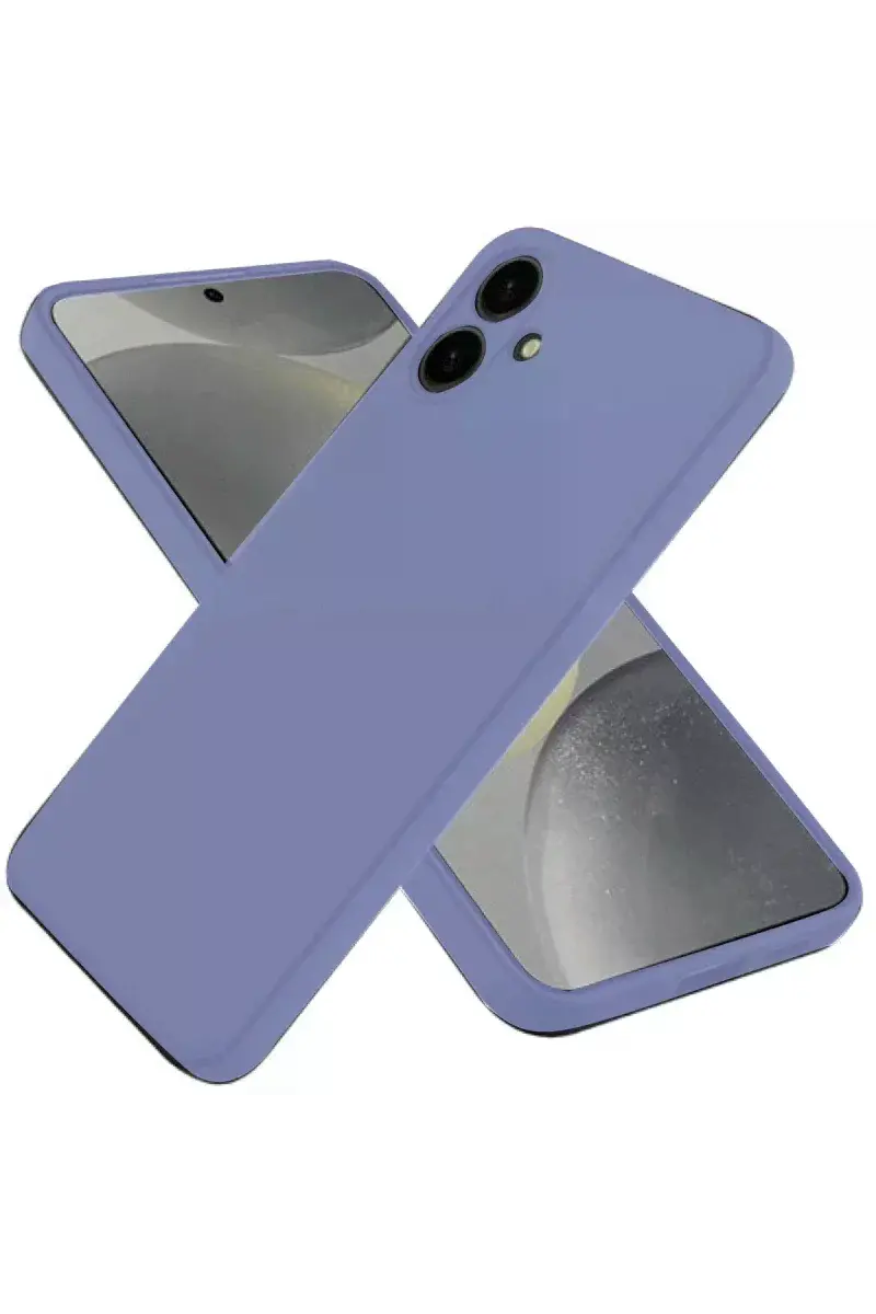 Samsung Galaxy A06 Kılıf First Silikon - Lila
