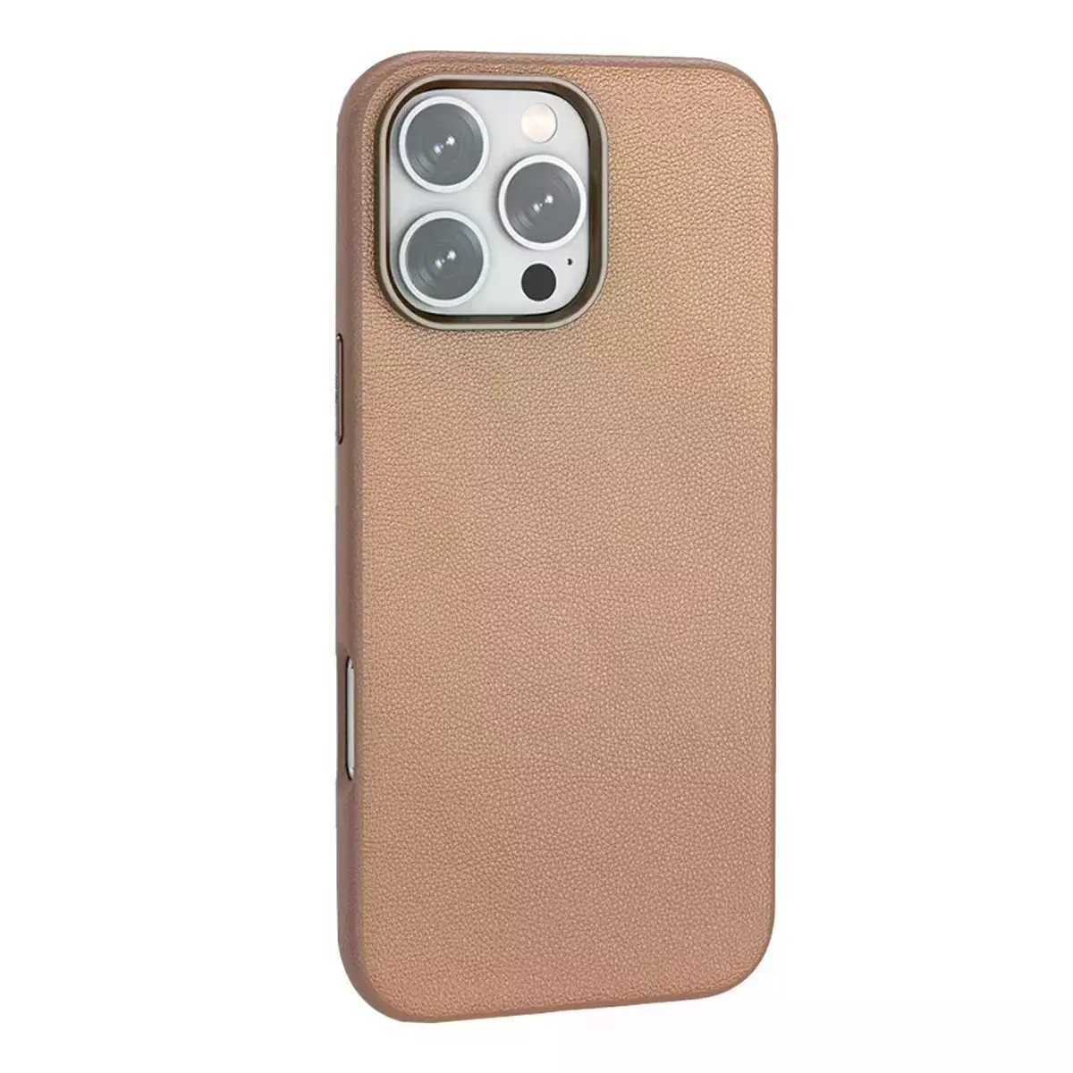 Joko Apple İphone 16 Pro Max Wonder Deri Magsafe Kapak - Bronz