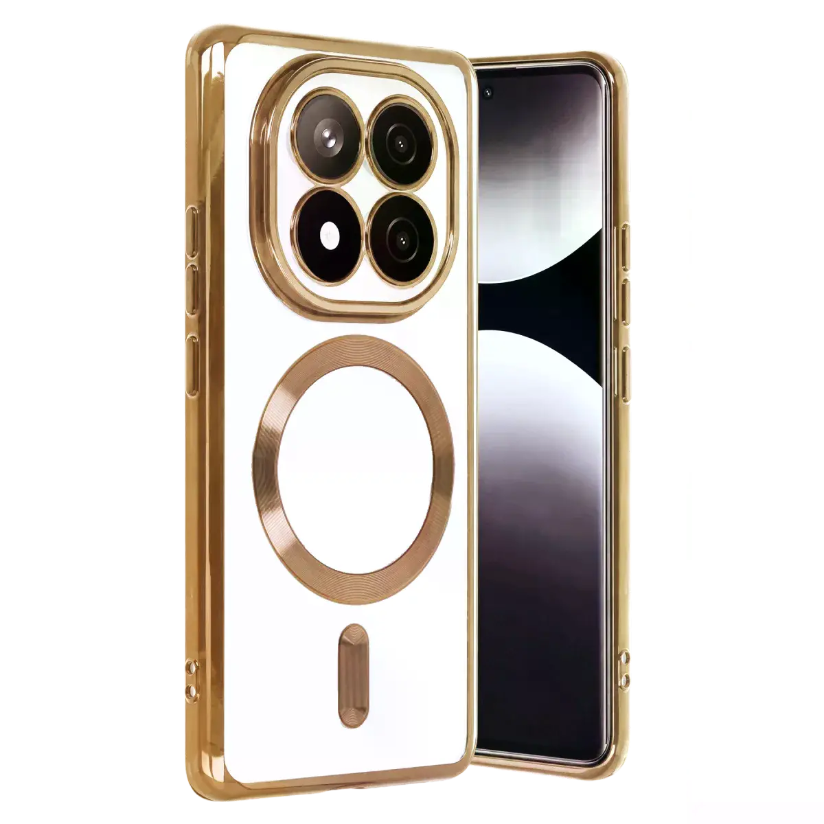 Xiao Red Note 15 Pro Plus 5g Kross Magneticsafe Kapak - Gold