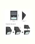 Hareket Sensörlü Solar Lamba | 120° Algılama Açısı, 3-4 Metre Mesafe, Suya Dayanıklı LED-4