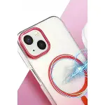Apple İphone 14 Glossy Magsafe Kapak - Mor-2