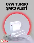 67 Watt Turbo Destekli Şarj Cihazı Honor 50 70 90 Uyumlu-1