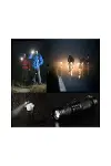 Km-87 Polis Tipi Zoomlu Şarjlı Metal Dağ Kamp Cep Feneri Cree Led 2300 Lumens-4
