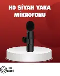2’li Kablosuz Yaka krofonu iPhone İçin Profesyonel Video Ses-1