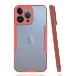 Apple iPhone 14 Pro Max Kılıf Platin Silikon - Pembe-4