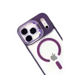 Joko Apple İphone 17 Pro Max Rem Lensli Magsafe Standlı Kapak - Derin Mor-5