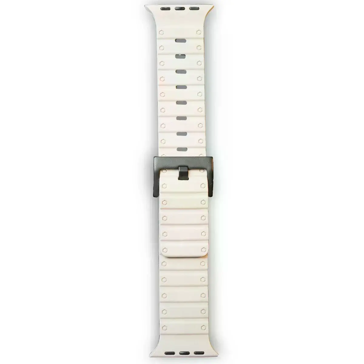 Apple Watch 42mm Magnus Mıknatıslı Silikon Kordon (saat Değildir) - Yıldız Işığı