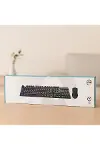 Kablolu RGB Oyuncu Klavye ve Mouse Seti - Siyah-1