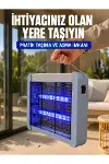 12W Elektrikli Sinek Öldürücü Çift UV Işıklı Asılabilir Böcek Öldürücü Lamba-1