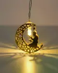 Ramazan Temalı Ay İçinde Secde Eden Adam LED Peri Işığı-4