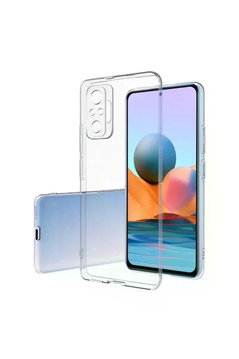 Xiao Red Note 10 Pro Kılıf Lüx Şeffaf Silikon