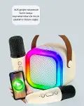 Taşınabilir Bluetooth Karaoke Hoparlör – 2400 mAh Batarya-3