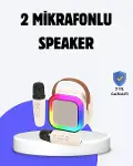 Taşınabilir Bluetooth Karaoke Hoparlör – 2400 mAh Batarya-1