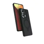 Xiao Red Note 13 Pro 4g Regal Magsafe Standlı Kapak - Siyah-1