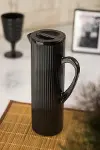 Akrilik Barok 1,5 Lt Siyah Sürahi (Buzdolabı Kapak Rafına Sığar)-1