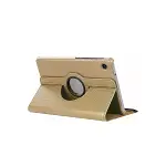 Samsung Galaxy Tab A11 360 Tablet Deri Kılıf - Gold-2