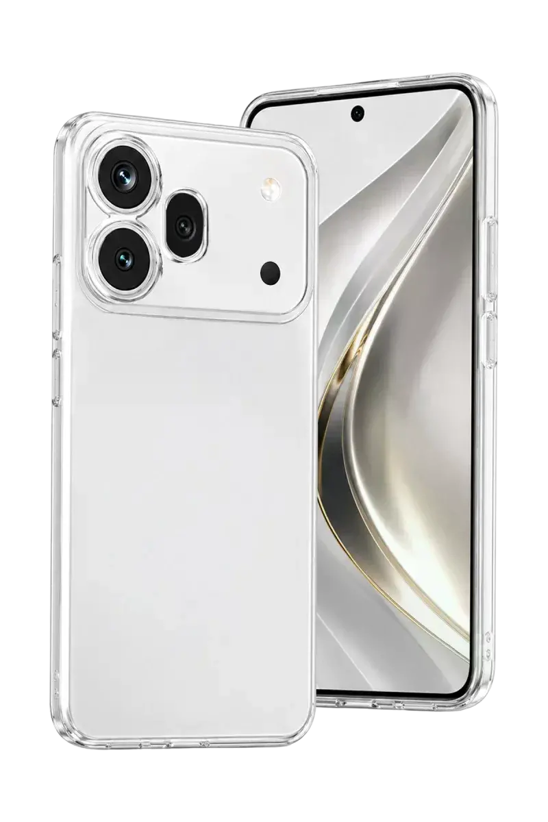 Huawei Honor 600 Pro Lüx Şeffaf Silikon - Şeffaf
