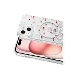 Onegif Apple İphone 14 sk Simli Magsafe Kapak - Desen 5-3