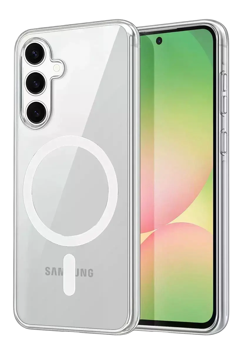 Samsung Galaxy A17 5G Combo Sert Şeffaf Magsafe Kapak - Şeffaf