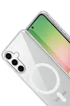 Samsung Galaxy A17 5G Combo Sert Şeffaf Magsafe Kapak - Şeffaf-5