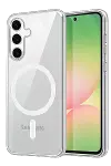 Samsung Galaxy A17 5G Combo Sert Şeffaf Magsafe Kapak - Şeffaf-1