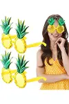 Tropikal Hawaii Ananas Şekilli Parti Gözlüğü 9.5 X 14 Cm-2