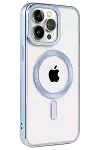 Apple iPhone 14 Pro Max Kılıf Kronos Magsafe Kapak - Sierra Blue-2