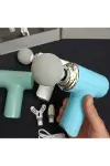 Masaj Tabancası Darbeli Titreşimli 4 Başlıklı Profesyonel Şarjlı Mini Masaj Aleti-2