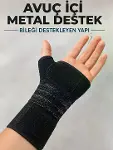 Ayarlanabilir El Bilek Desteği Metal Destekli Cırtlı Bileklik El Ateli-1