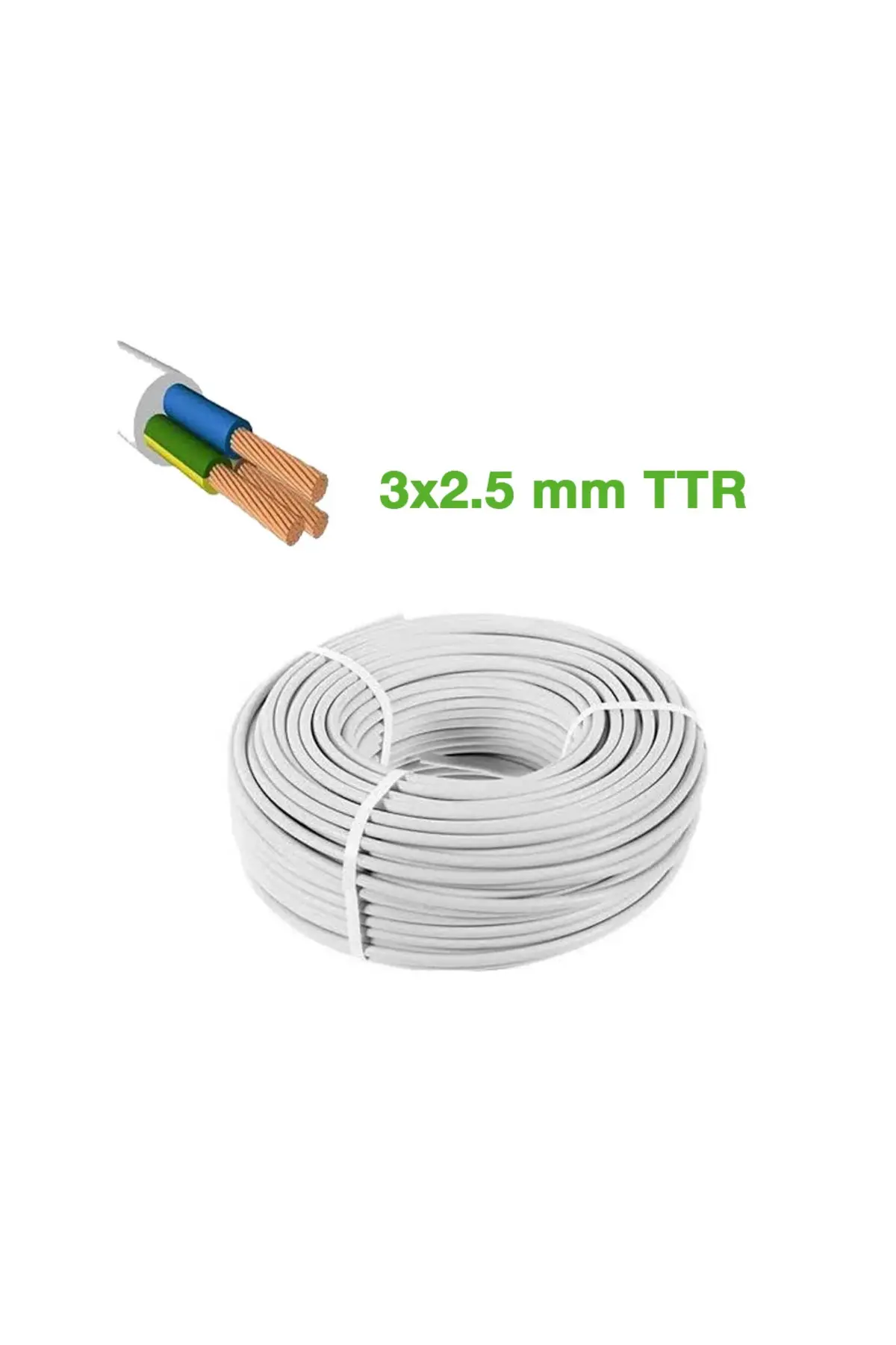 TTR 3x2.5mm KABLO 100MT CCA KABLO
